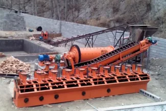 30tph fluorite beneficiation production line in Russia