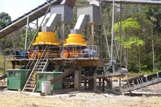 Metasandstone Crushing Plantfor Hydropower Station