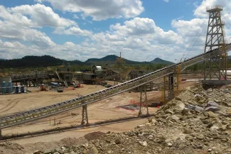 500tph iron ore crushing and beneficiation process in Mongolia