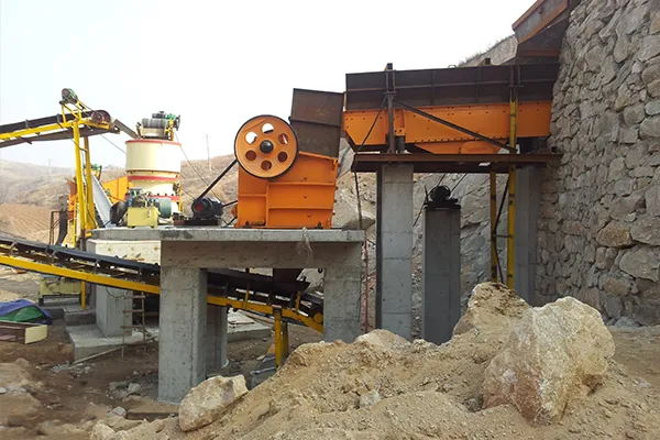 Metasandstone Crushing Plantfor Hydropower Station width=