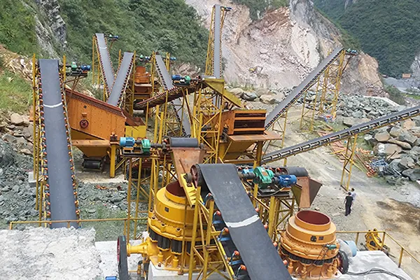 Metasandstone Crushing Plantfor Hydropower Station width=
