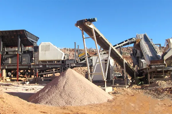 Granite mobile crushing line in Shenzhen, China width=