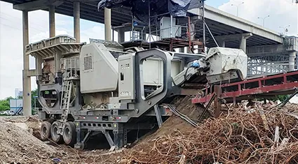 MW Mobile Jaw Crusher Plant
